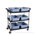 Restaurant Food Plastic Service Trolley